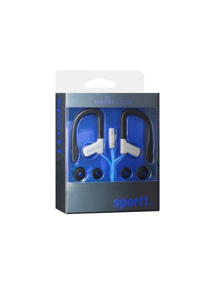Energy Sistem 429332 auricular y casco Auriculares gancho de oreja, Dentro de oído Conector de 3,5 mm Azul