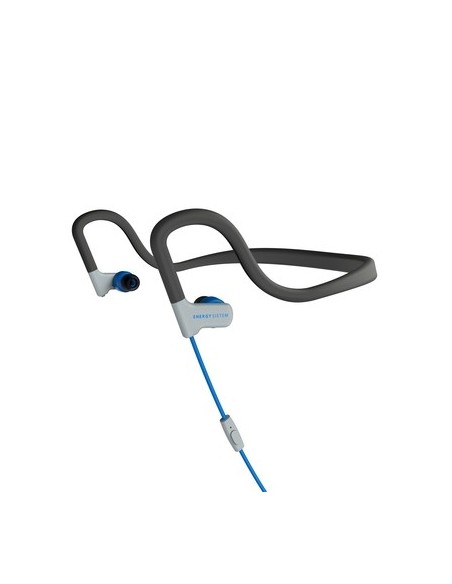 Energy Sistem 429370 auricular y casco Auriculares gancho de oreja, Dentro de oído Conector de 3,5 mm Azul