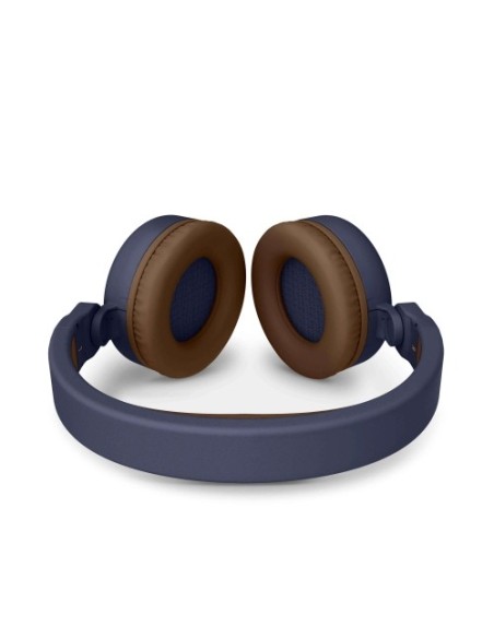 Energy Sistem 444885 auricular y casco Auriculares Diadema Conector de 3,5 mm MicroUSB Bluetooth Azul, Marrón