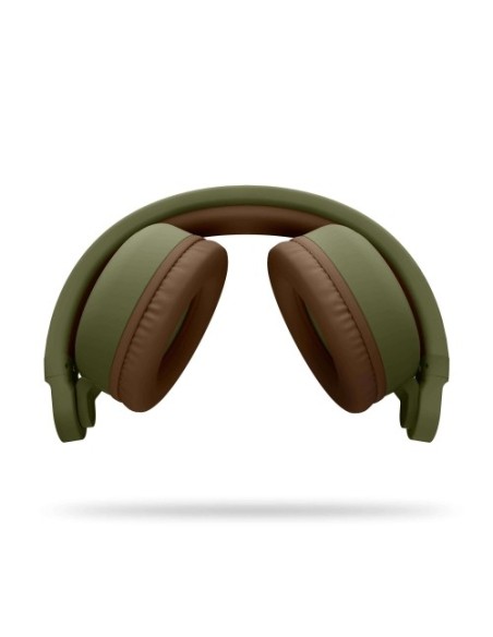 Energy Sistem 445615 auricular y casco Auriculares Diadema Conector de 3,5 mm MicroUSB Bluetooth Marrón, Verde