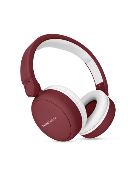 Energy Sistem 445790 auricular y casco Auriculares Diadema Conector de 3,5 mm MicroUSB Bluetooth Rojo, Blanco