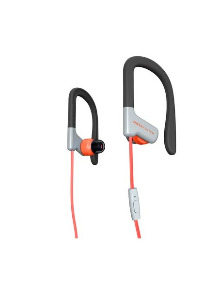 Energy Sistem 429349 auricular y casco Auriculares gancho de oreja, Dentro de oído Conector de 3,5 mm Rojo