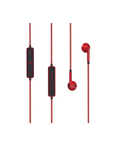 Energy Sistem Energy Earphones 1 Bluetooth Auriculares Dentro de oído MicroUSB Negro, Rojo