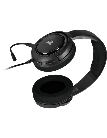 Corsair HS35 Auriculares Diadema Conector de 3,5 mm Carbono