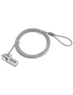 Gembird LK-CL-01 cable antirrobo Plata