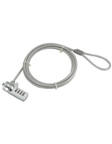 Gembird LK-CL-01 cable antirrobo Plata
