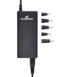 Bluestork PW-NB-90-ACER-DELL adaptador e inversor de corriente Interior 90 W Negro