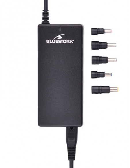 Bluestork PW-NB-90-ACER-DELL adaptador e inversor de corriente Interior 90 W Negro