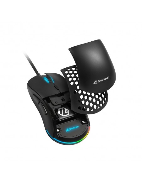 Sharkoon Light² 180 ratón Ambidextro USB tipo A Óptico 12000 DPI