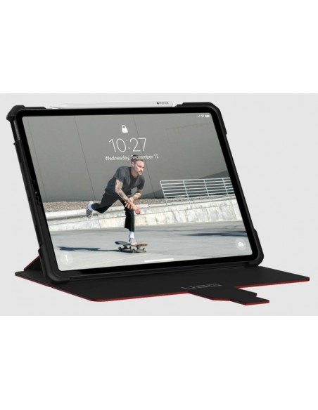Urban Armor Gear 122946119393 funda para tablet 32,8 cm (12.9") Folio Negro, Rojo