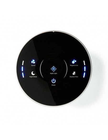 Nedis AIPU100CWT purificador de aire 20 m² 50 dB 35 W Negro, Blanco