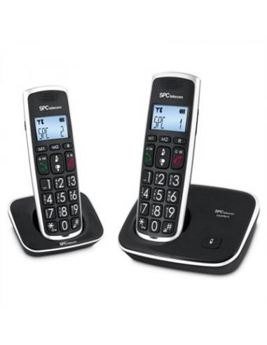 SPC 7609N Telefono DECT COMFORT KAISER DUO Negro - Imagen 1