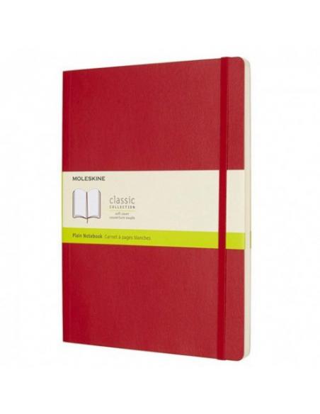 LIBRETA CLASICA TAPA BLANDA ROJO ESCARLATA XL (19X25CM) LISA MOLESKINE QP623F2 - Imagen 1