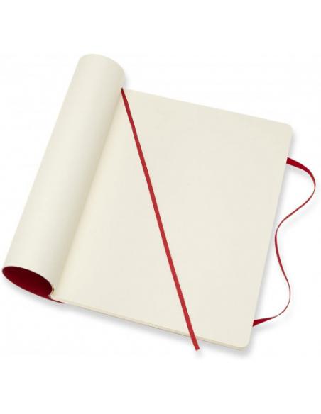 LIBRETA CLASICA TAPA BLANDA ROJO ESCARLATA XL (19X25CM) LISA MOLESKINE QP623F2 - Imagen 2