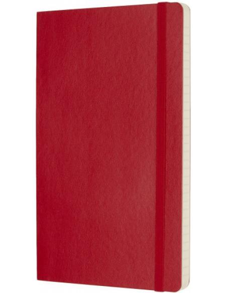 LIBRETA CLASICA TAPA BLANDA ROJO ESCARLATA L (13X21CM) RAYADA MOLESKINE QP616F2 - Imagen 2