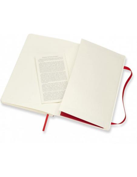 LIBRETA CLASICA TAPA BLANDA ROJO ESCARLATA L (13X21CM) RAYADA MOLESKINE QP616F2 - Imagen 6