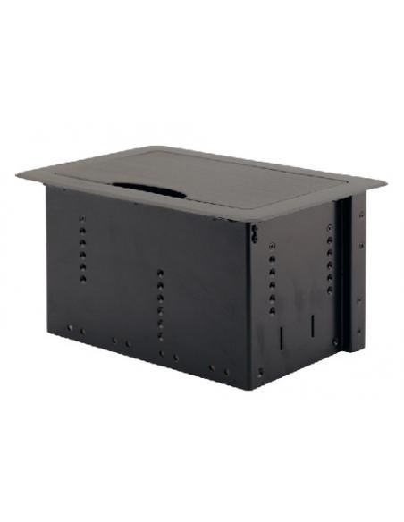 KRAMER CARCASA TBUS-10. SIN PLACA DE INSERCION. SIN MODULO DE ALIMENTACION. CONFIGURABLE. TAPA EN NEGRO ESCAMOTEABLE. (TBUS-10XL