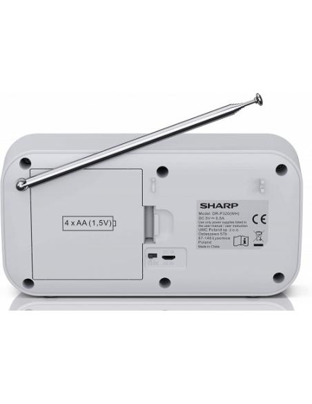 SHARP DR-P320(WH) RADIO DIGITAL PORTÁTIL - Imagen 2