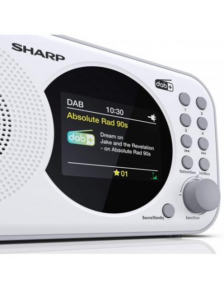 SHARP DR-P320(WH) RADIO DIGITAL PORTÁTIL - Imagen 5