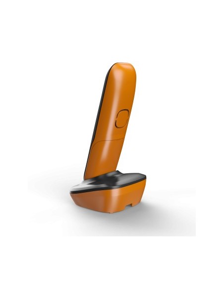 Alcatel D135 Teléfono DECT Identificador de llamadas Negro, Naranja