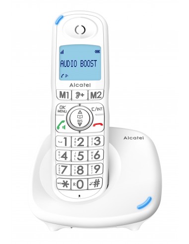 Alcatel XL575 Teléfono DECT analógico Identificador de llamadas Blanco