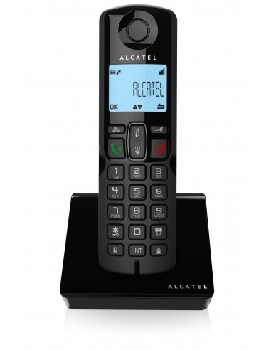 Alcatel S250 Teléfono DECT Identificador de llamadas Negro