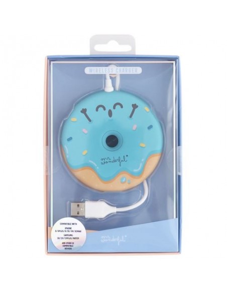 Mr. Wonderful MRCIN001 cargador de dispositivo móvil Azul, Naranja Interior