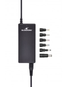 Bluestork PW-NB-90-HP adaptador e inversor de corriente Interior 90 W Negro