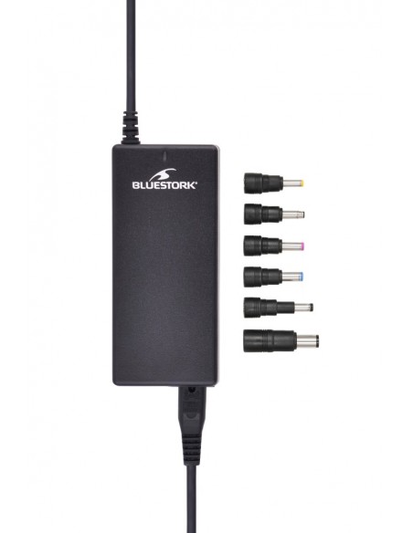 Bluestork PW-NB-90-HP adaptador e inversor de corriente Interior 90 W Negro