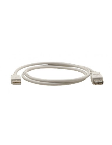 Kramer Electronics USB-A (M) to USB-A (F) 2.0, 0.3m cable USB 0,3 m USB 2.0 USB A Blanco