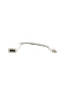 Kramer Electronics 99-97200003 adaptador de cable de vídeo 0,1 m Mini DisplayPort HDMI Blanco