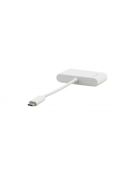 Kramer Electronics ADC-U31C M1 adaptador de cable de vídeo 0,17 m USB Tipo C USB Type-C + USB Type-A + VGA (D-Sub) Blanco