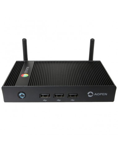 Aopen Chromebox mini reproductor multimedia y grabador de sonido Negro 16 GB Wifi