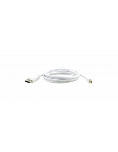 Kramer Electronics C-MDP DPM-6 adaptador de cable de vídeo 1,8 m Mini DisplayPort DisplayPort Blanco