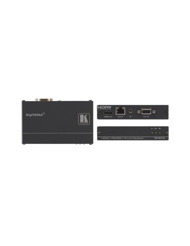 Kramer Electronics TP-574 extensor audio video Receptor AV Negro