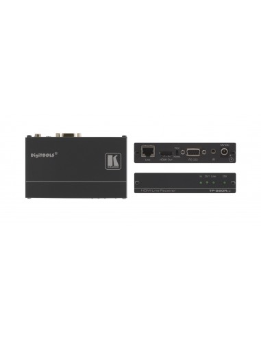 Kramer Electronics TP-580RXR extensor audio video Receptor AV Negro