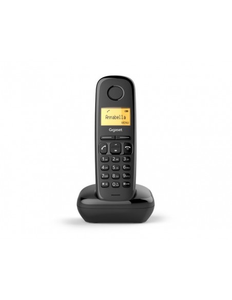 Gigaset A170 Duo Teléfono DECT analógico Identificador de llamadas Negro