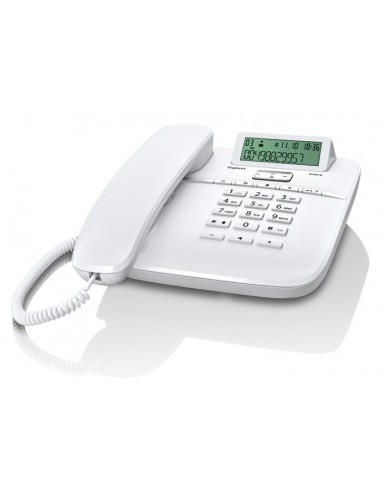 Gigaset DA610 Teléfono analógico Identificador de llamadas Blanco