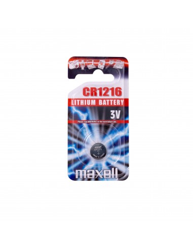 Maxell 11238800 pila doméstica Batería de un solo uso CR1216 Lithium-Manganese Dioxide (LiMnO2)
