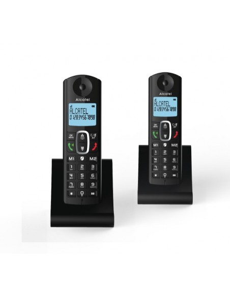 Alcatel F685 DUO Teléfono DECT Negro