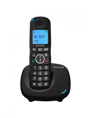 Alcatel XL535 DUO Identificador de llamadas Negro