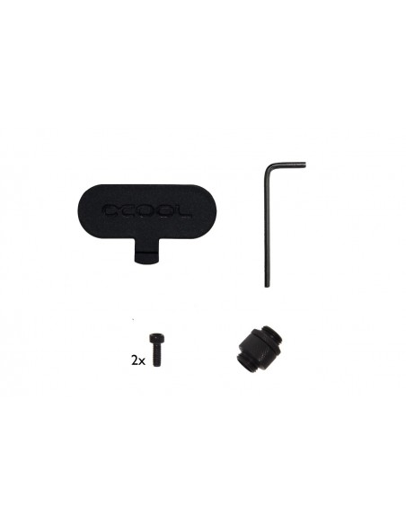 Alphacool Eisstation 40 DC-LT Universal Depósito de refrigeración por agua Negro 1 pieza(s)