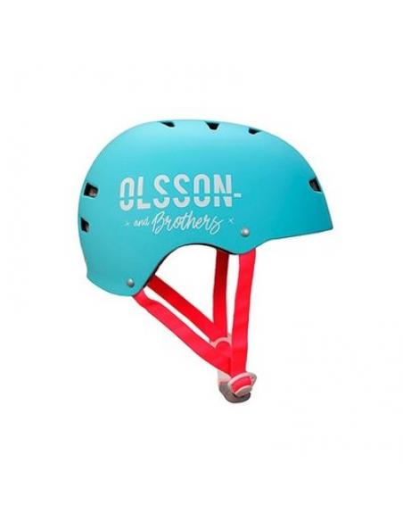 CASCO OLSSON TALLA S/M NIÑO AZUL - Imagen 2
