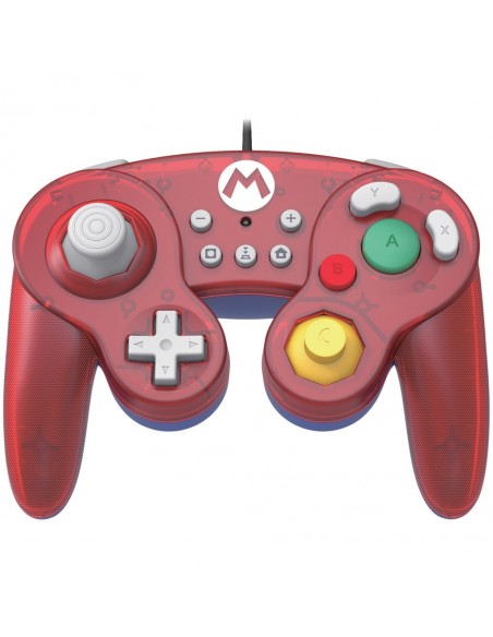 Hori Battle Pad (Mario) Azul, Rojo, Translúcido USB Gamepad Nintendo Switch