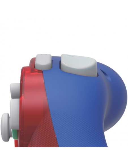 Hori Battle Pad (Mario) Azul, Rojo, Translúcido USB Gamepad Nintendo Switch