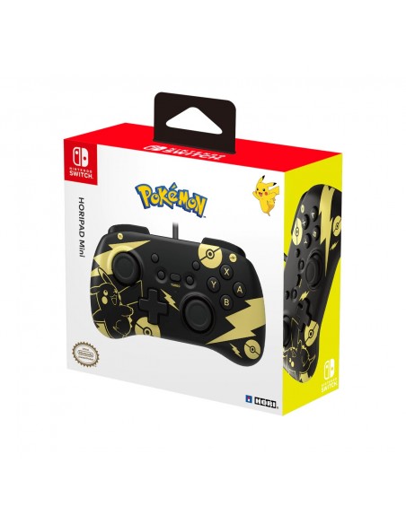 Hori HORIPAD Mini Negro, Oro Gamepad Nintendo Switch