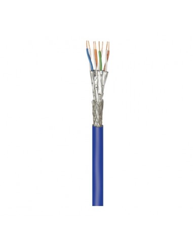 Goobay 91895 cable de red Azul 500 m Cat7a+ S FTP (S-STP)