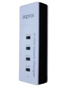 Approx APPUSB4PW cargador de dispositivo móvil Blanco Interior