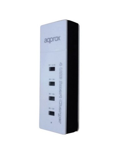 Approx APPUSB4PW cargador de dispositivo móvil Blanco Interior