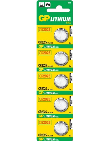 GP Batteries Lithium Cell CR2025 Batería de un solo uso Litio